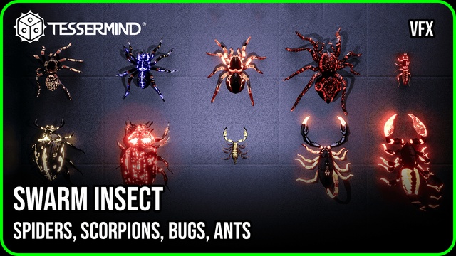 Advanced Swarm Insect — Spiders, Scorpions, Bugs, Ants