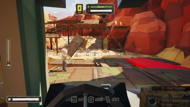 Driving the bus through a scrap-built camp, a survivor waving from the walkway